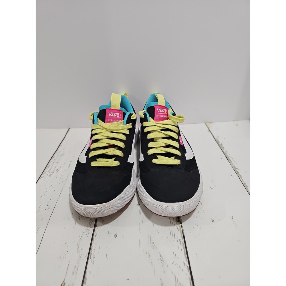 VANS UltraRange Exo, Mens Size 8, Pop Black Multi White Blue Pink | VN0A4U1K50M